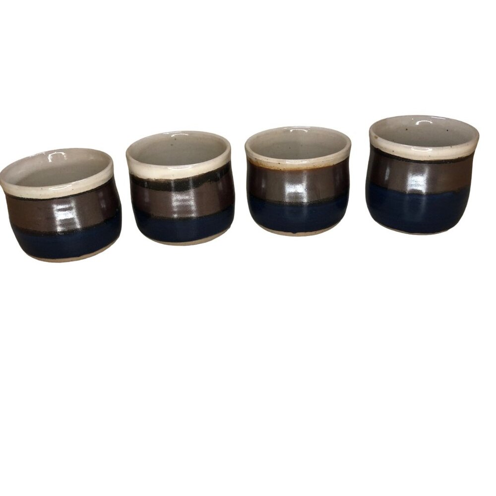 Hand-made Pottery Mugs/Baking Ramekins (Set of 4) 6 OZ